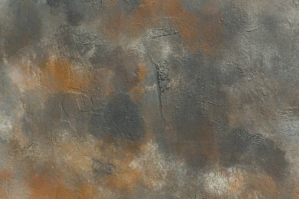 Abstrato Rusty Chocolate Metálico Fundo Textura Concreto Gesso Feito Mão — Fotografia de Stock
