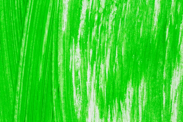 Acrylic Green Paint Texture Background Hand Made Brush Paper — 스톡 사진