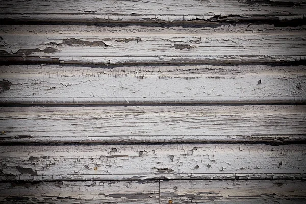 Černobílé Pozadí Ošlehaný Malované Dřevěné Prkno — Stock fotografie