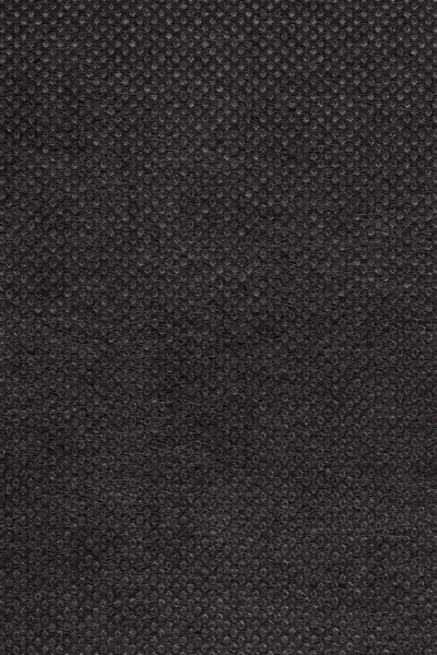 Tejido Liso Negro Textil Primer Plano — Foto de Stock