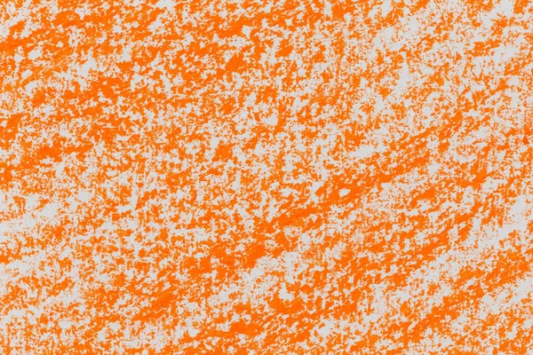 Orange Color Crayon Hand Drawing Texture Background — Stockfoto