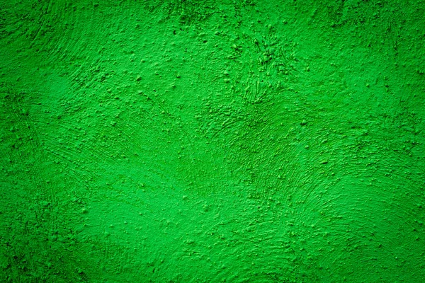 暗いエッジを持つ緑のグランジ テクスチャ壁 — ストック写真