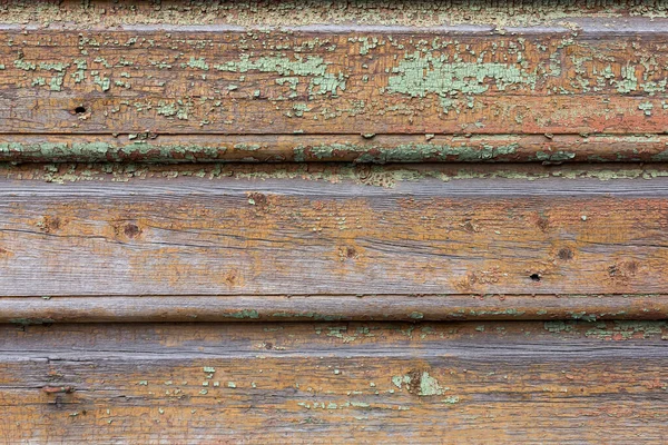 古い木製の塗装とチッピングペイントテクスチャ — ストック写真