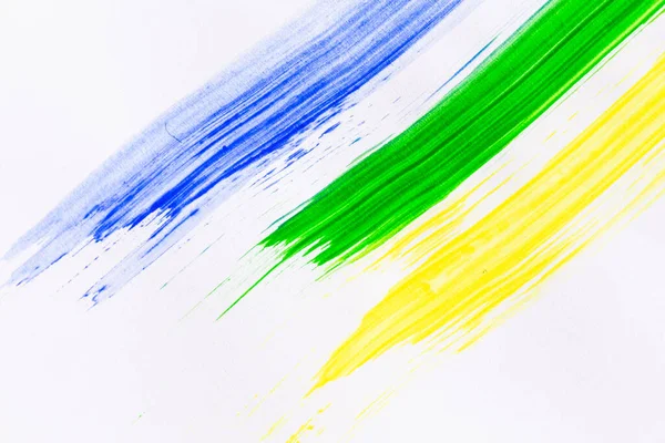 Acrylic Paint Texture Background Multi Color Red Green Yellow Blue — Foto Stock