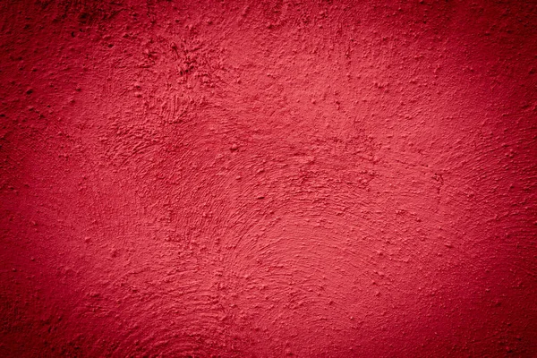 红色背景墙上纹理与黑暗的边缘 — 图库照片