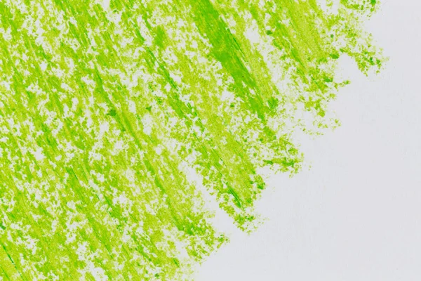 Green Color Crayon Hand Drawing Texture Background — Fotografia de Stock