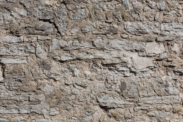 Foto Einer Alten Grauen Steinmauer Hintergrund — Stockfoto
