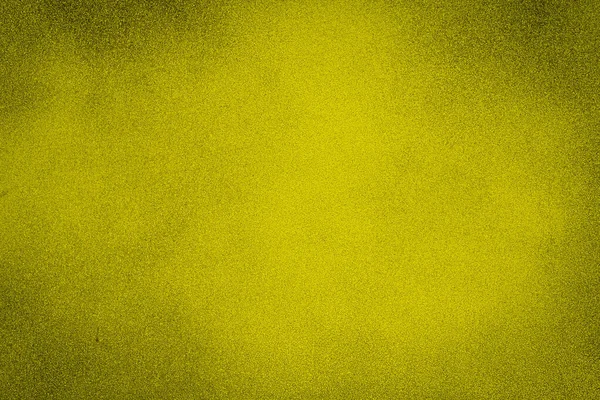 Желтый Темный Фактурный Фон Ярким Центральным Прожектором — стоковое фото