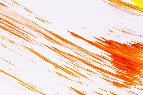 Acrylic Orange Red Yellow Brown Paint Texture Background Hand Made — Foto de Stock