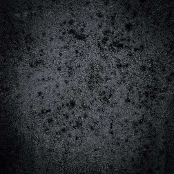 Grunge Noir Sale Mur Fissuré Texture Urbaine — Photo