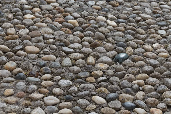 Floor Walkway Made Small Pebbles — Stock Photo, Image