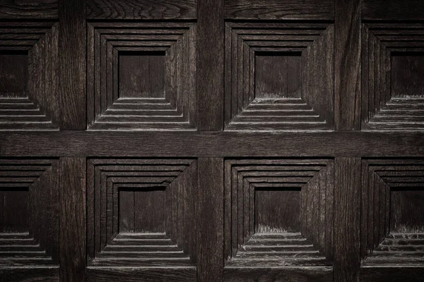 Κοντινό Πλάνο Εικόνα Μια Ξύλινη Πόρτα Αρχαία — ストック写真