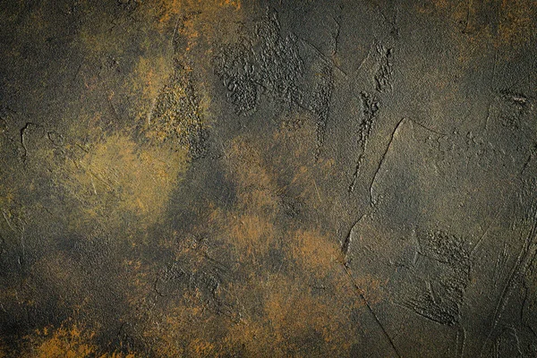 抽象的棕色巧克力金属背景纹理混凝土或石膏手工制造的墙 — 图库照片