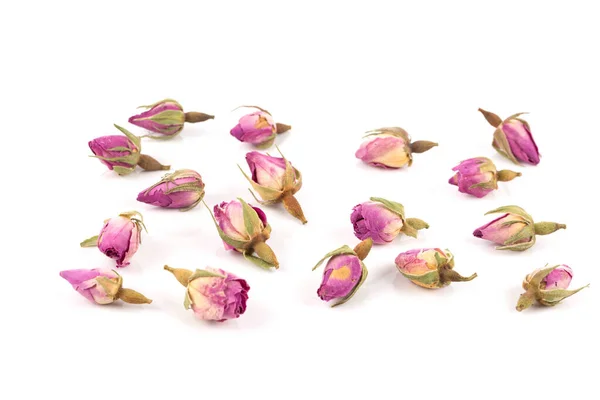 Троянда Квітка Сухого Чаю Або Прикраси Ізольована Білому Фоні — стокове фото