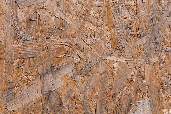 老胶合板回收压缩的木屑板背景纹理 — 图库照片