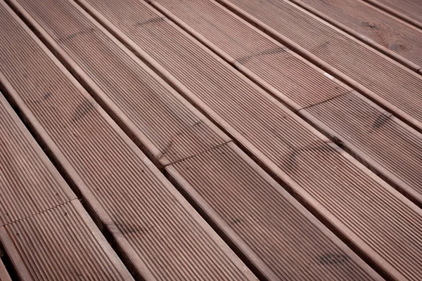 湿木阳台地板背景纹理 — 图库照片