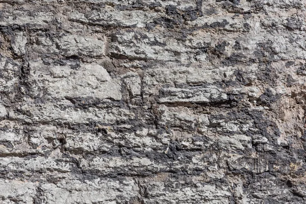 Foto Van Een Oude Grijze Stenen Muur Achtergrond — Stockfoto