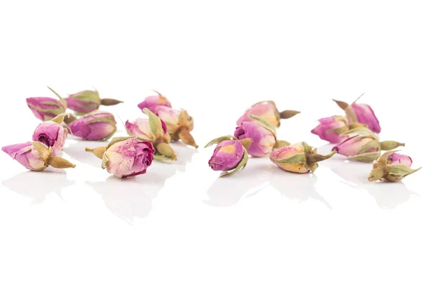 Rose Flower Dry Tea Decoration Isolated White Background — Stockfoto