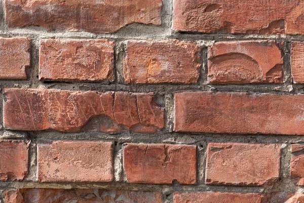 Abstract Grungy Textuur Baksteen Muur Close — Stockfoto