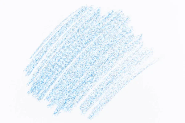 Cera Lápis Cera Mão Desenho Azul Fundo Textura — Fotografia de Stock