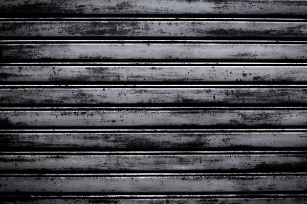 Porta Obturador Rolo Metal Fundo Textura Escura — Fotografia de Stock