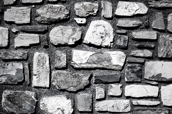 Pattern Old Stone Wall Surfaced Texture — Stock Photo, Image