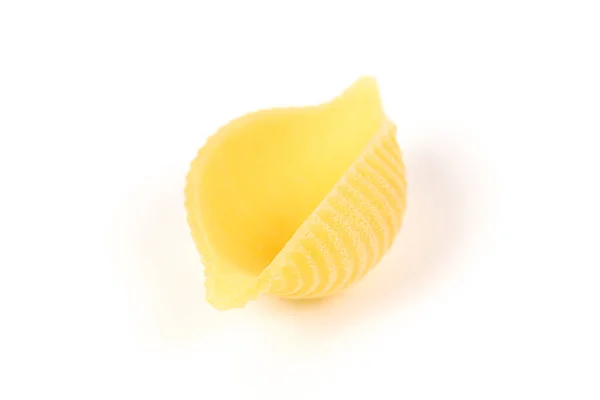 stock image conchiglie rigate pasta pieces isolated on white