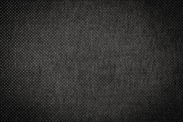 Μαύρο Απλό Ύφασμα Ύφασμα Κοντινό Πλάνο — Φωτογραφία Αρχείου