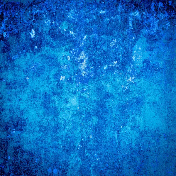 Grunge Blu Sfondo Parete Sporco Texture — Foto Stock