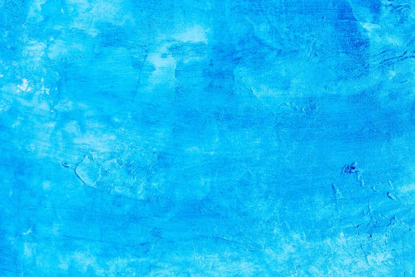 Абстрактный Синий Фон Текстуры Бетона Штукатурки Ручной Работы Стены — стоковое фото