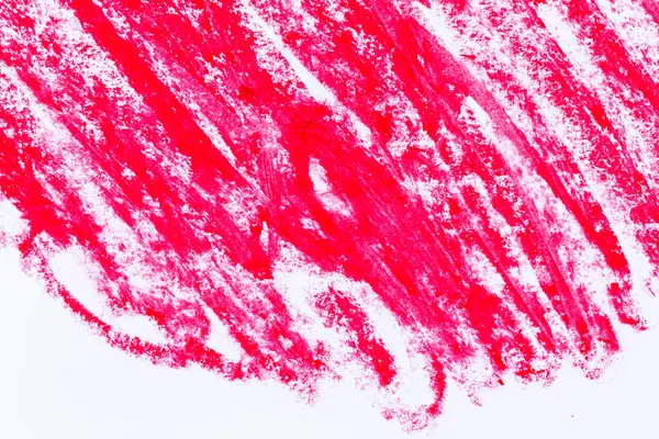 Rosso Bianco Pattino Pastelli Strocchi Texture Sfondo — Foto Stock