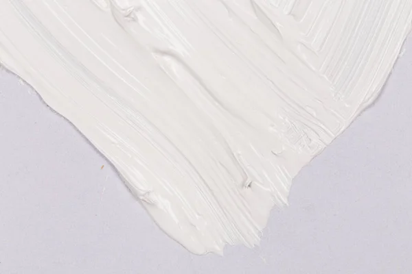 Hand Made Oil Paint Brush Stroke Splash White Paper Design — Stock Photo, Image