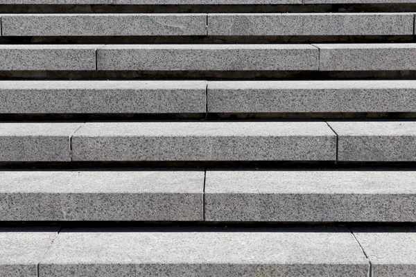 Detail Gray Stone Granite Stairs Horizontal — Stock Photo, Image