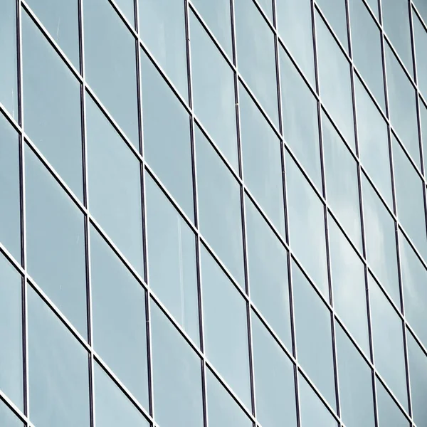 Mavi Cam Yüksek Kurumsal Binalar Endüstriyel Gökdelenler Ofis Merkezi Mükemmel — Stok fotoğraf