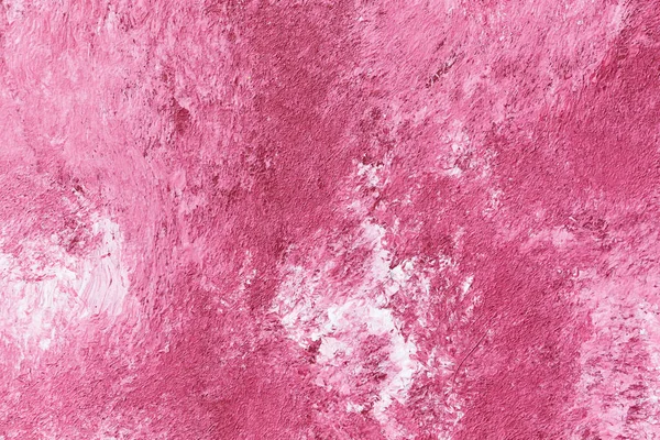 Astratto Rosa Sfondo Texture Cemento Intonaco Parete Fatta Mano — Foto Stock