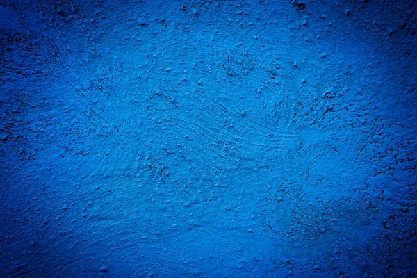 Синя Фонова Текстура Стін Темними Краями — стокове фото