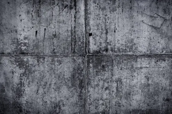 ビンテージ グレー塗装石膏コンクリート壁のバック グラウンド テクスチャ 闇のエッジ — ストック写真