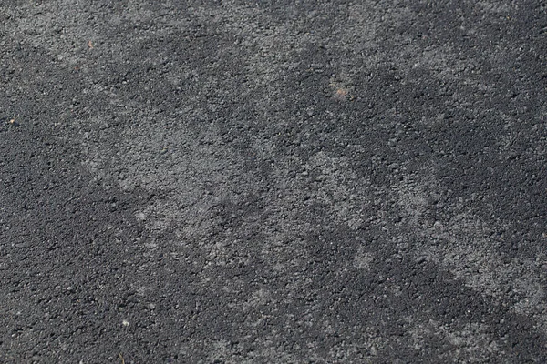 Lähikuva Horisontaalinen Näkymä Uudelle Asfalttitielle — kuvapankkivalokuva