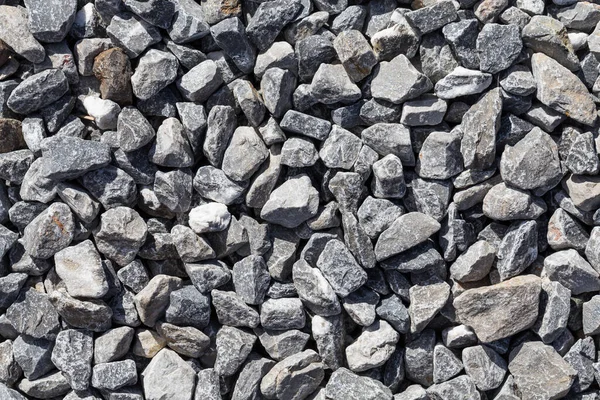 Schotter Grauer Stein Auf Dem Boden Textur Hintergrund — Stockfoto