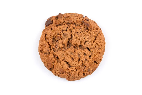 Chocolate Chip Cookie Isoliert Auf Weißem Hintergrund — Stockfoto