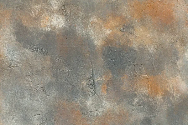 抽象生锈的巧克力金属背景纹理混凝土或石膏手工制造的墙 — 图库照片