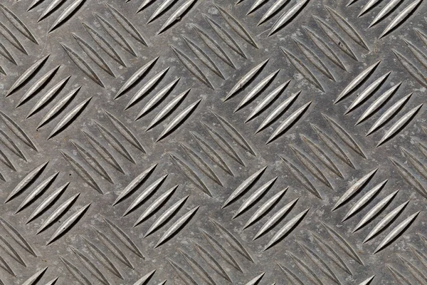 Diamant Schmutzigen Stahl Metallplatte Hintergrund Textur — Stockfoto
