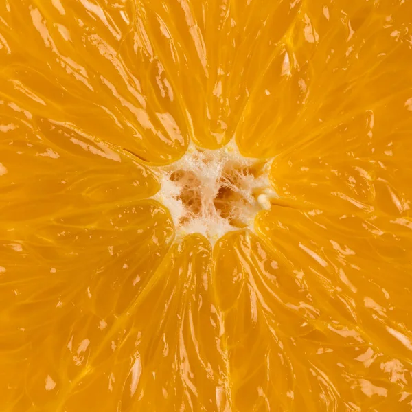 Fresh Orange Fruit Marco Close Shot — Stock Photo, Image
