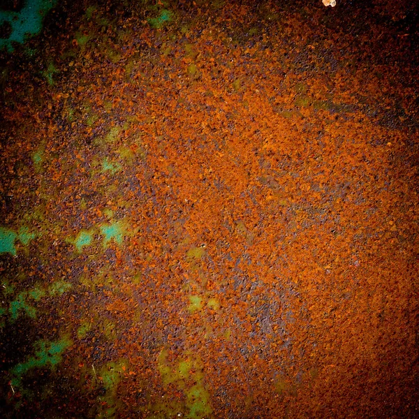 stock image Rust texture as a metal plate background