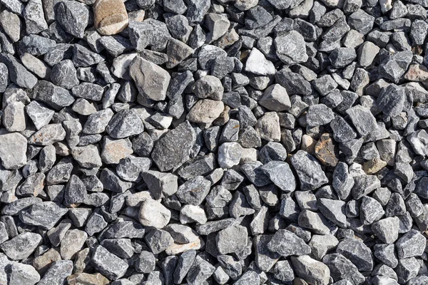 Crushed Grey Stone Ground Texture Background — Stock Photo, Image