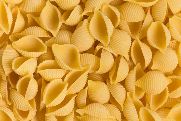 Conchiglie Rigate Pasta Pieces Background — Stock Photo, Image