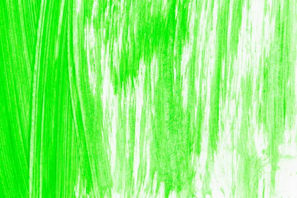 Acrylic Green Paint Texture Background Hand Made Brush Paper — Stock Photo, Image