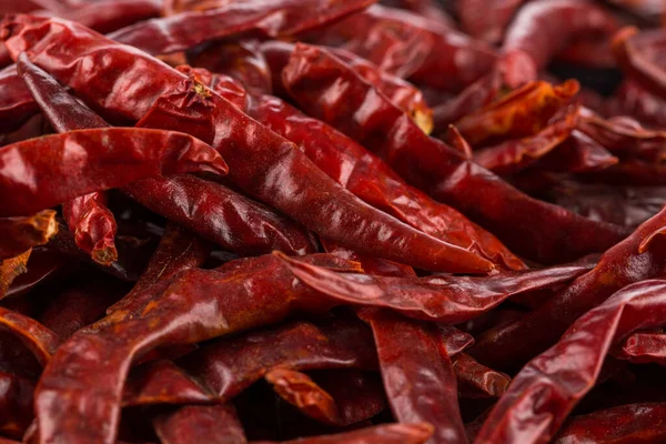 stock image dried chili as a food background. Closeup photo