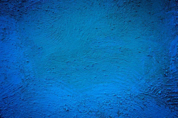 Texture Mur Fond Bleu Avec Des Bords Sombres — Photo
