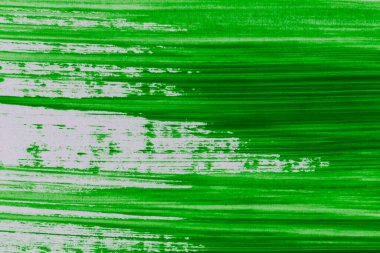 acrylic green paint texture background hand made brush on paper